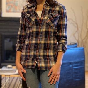 Multi Colored Flannel Shirt